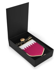 ROVATTI Qatar Flag 2023 with Golden Stand