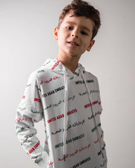 هودي كاشي5 الإمارات الأبيض للرجال/النساء/الأطفال