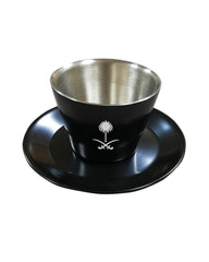 طقم فناجين قهوة روفاتي من الستانلس ستيل، 200 مل