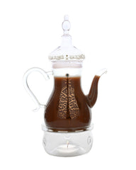 طقم إبريق قهوة روفاتي زجاجي ذهبي من المملكة العربية السعودية، 1 لتر