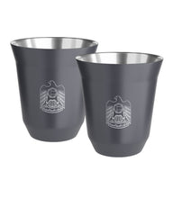 كوب قهوة روفاتي من الفولاذ المقاوم للصدأ باللون الرمادي من الإمارات العربية المتحدة