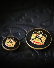 شارة الإمارات العربية المتحدة الصغيرة باللون الأسود