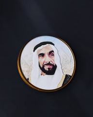 Rovatti Sheikh Zayed Coloured Gold Coin