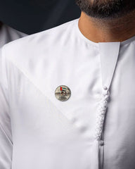 Rovatti Gold UAE Commemorative Badge with UAE Flag