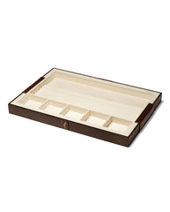 Prayer Bead Sorting Brown Tray