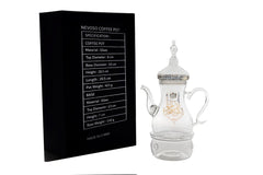 طقم أواني قهوة روفاتي زجاجية، ذهبي، 1 لتر