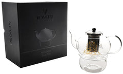 Rovatti Glass Tea Pot Set UAE Gold 1.2L