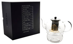 Rovatti Glass Tea Pot Set UAE Gold 1.2L