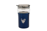 Rovatti Glass Take Away Mug Bahrain 350ml Rovattibrand Blue 
