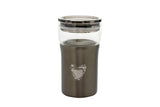 Rovatti Glass Take Away Mug Bahrain 350ml Rovattibrand Gray 