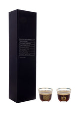 Rovatti Glass Arabic Coffee Cup UAE Gold 80ml