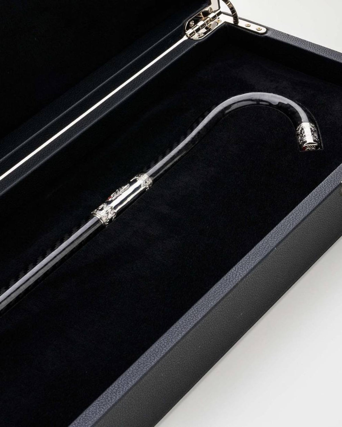 Black Carbon Stick UAE with Luxury Leather Box