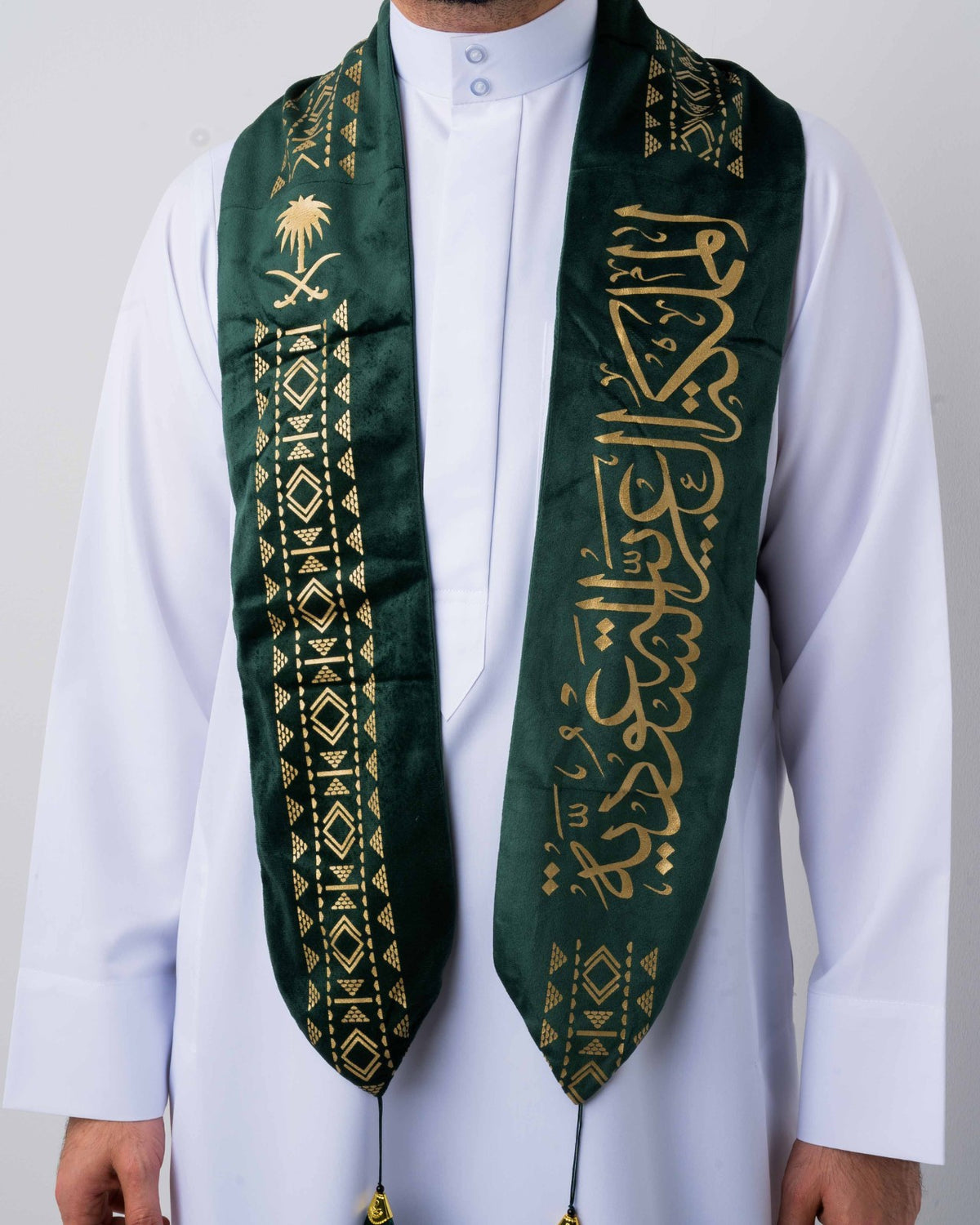 ROVATTI Scarf Straight KSA National Day Green
