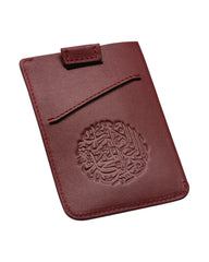 Rovatti Slittare Card Holder Tre Maroon