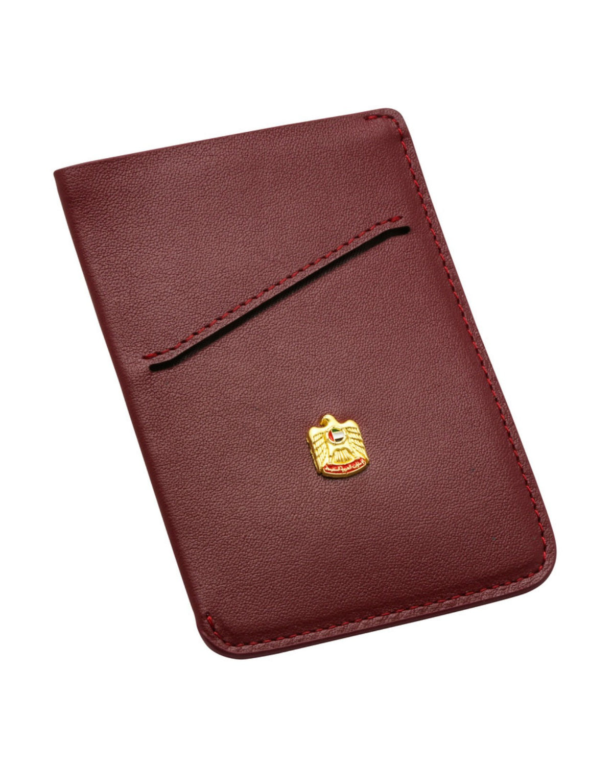 Rovatti Slittare Card Holder Tre Maroon