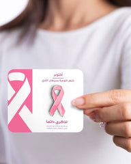 ROVATTI Breast Cancer Month Pink Badge