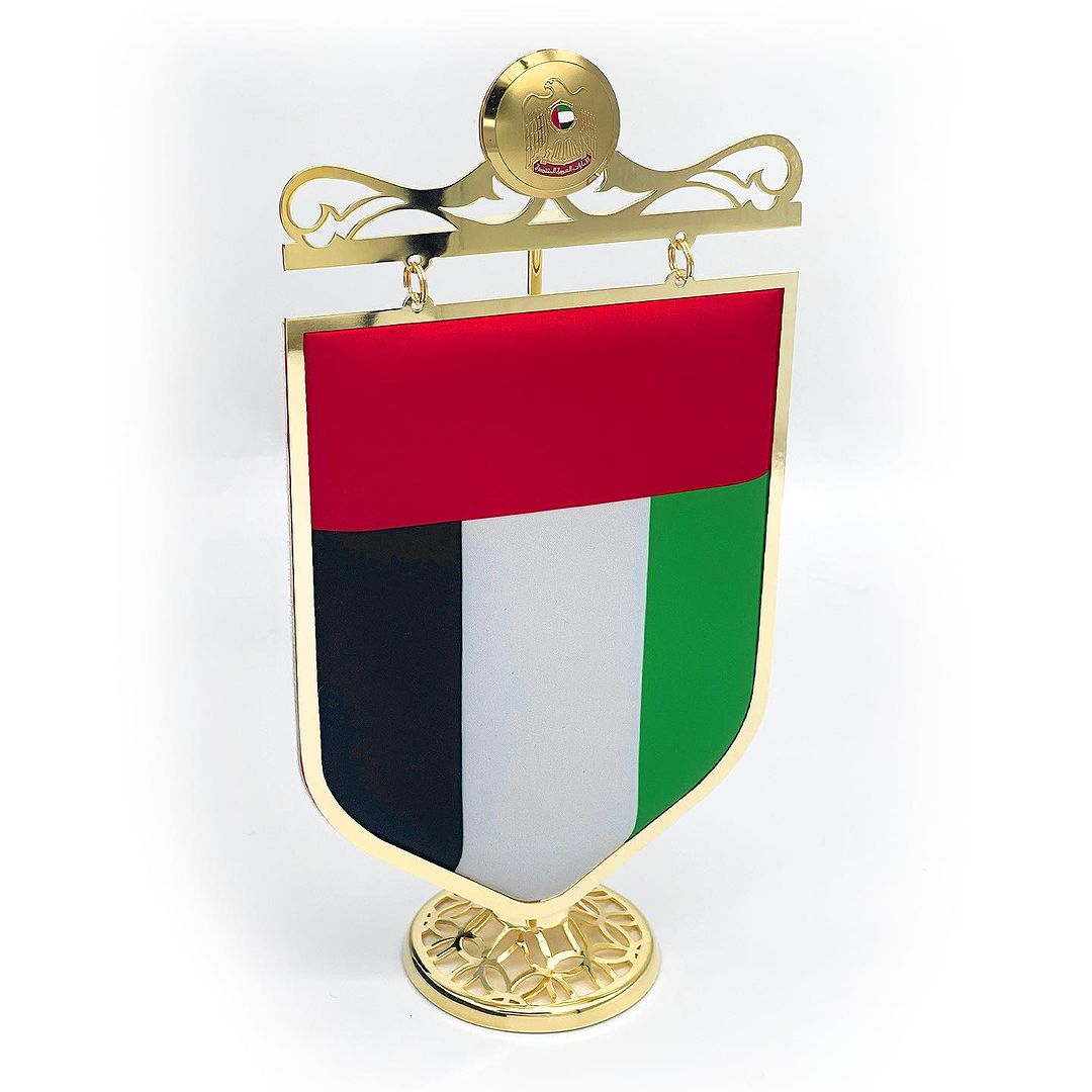 ROVATTI UAE Flag 2023 with Golden Stand