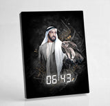 Rovatti Digital Desktop Clock Sheikh Zayed - Falcon