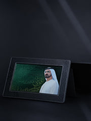 روفاتي محمد بن راشد آل مكتوم - إطار أسود فاخر