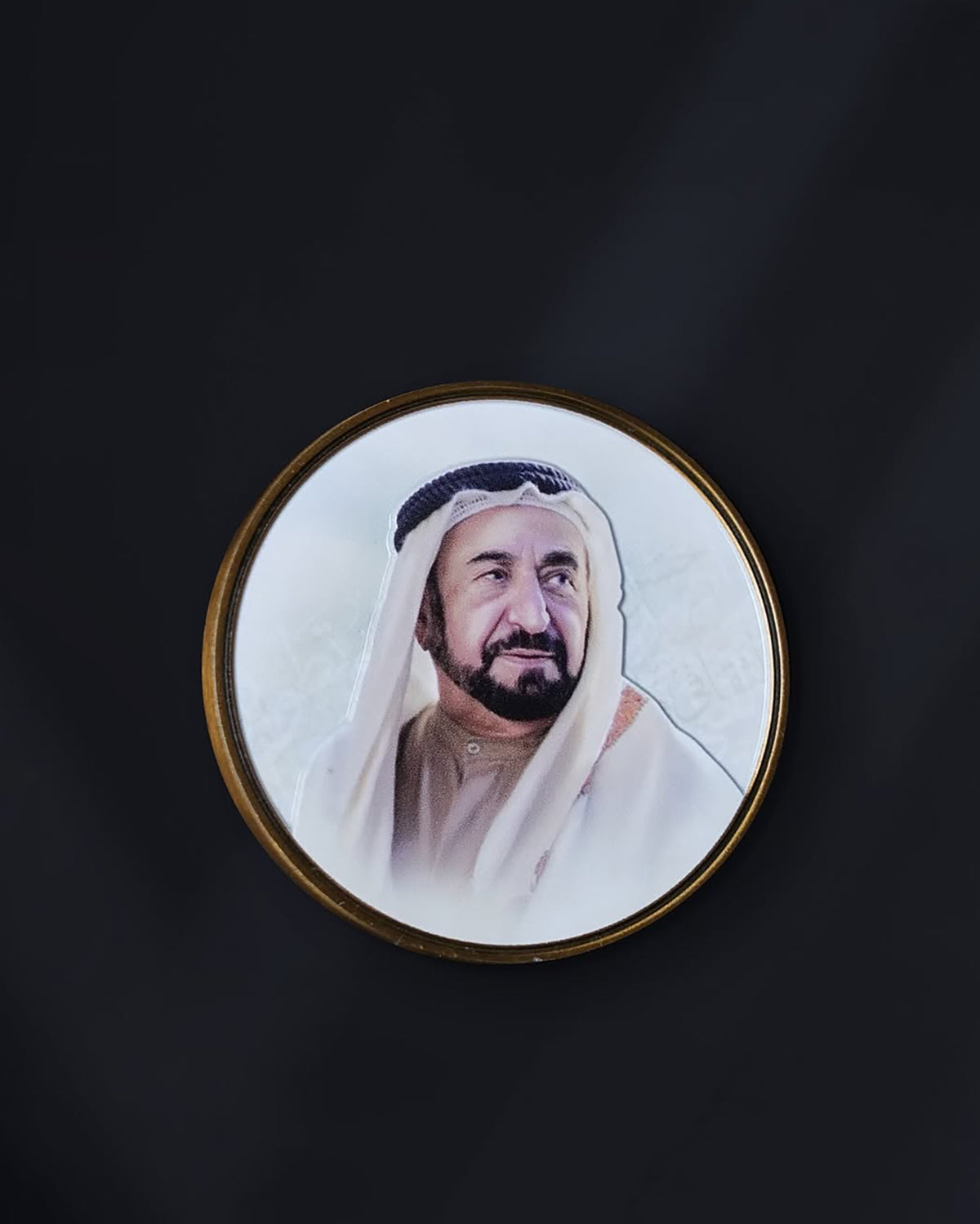 Rovatti H.H. Sheikh Dr. Sultan bin Muhammad Al Qasimi Coloured Gold Coin