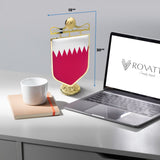 روفاتي علم قطر 2023 بمسند ذهبي