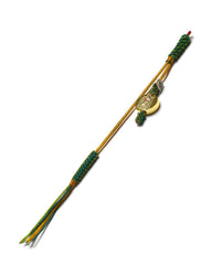 Luxury Misbaha Tassel – UAE Logo Gold Edition - Gold/Green