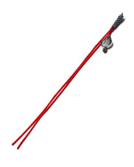 Luxury Misbaha Tassel – UAE Logo Silver Edition - Red