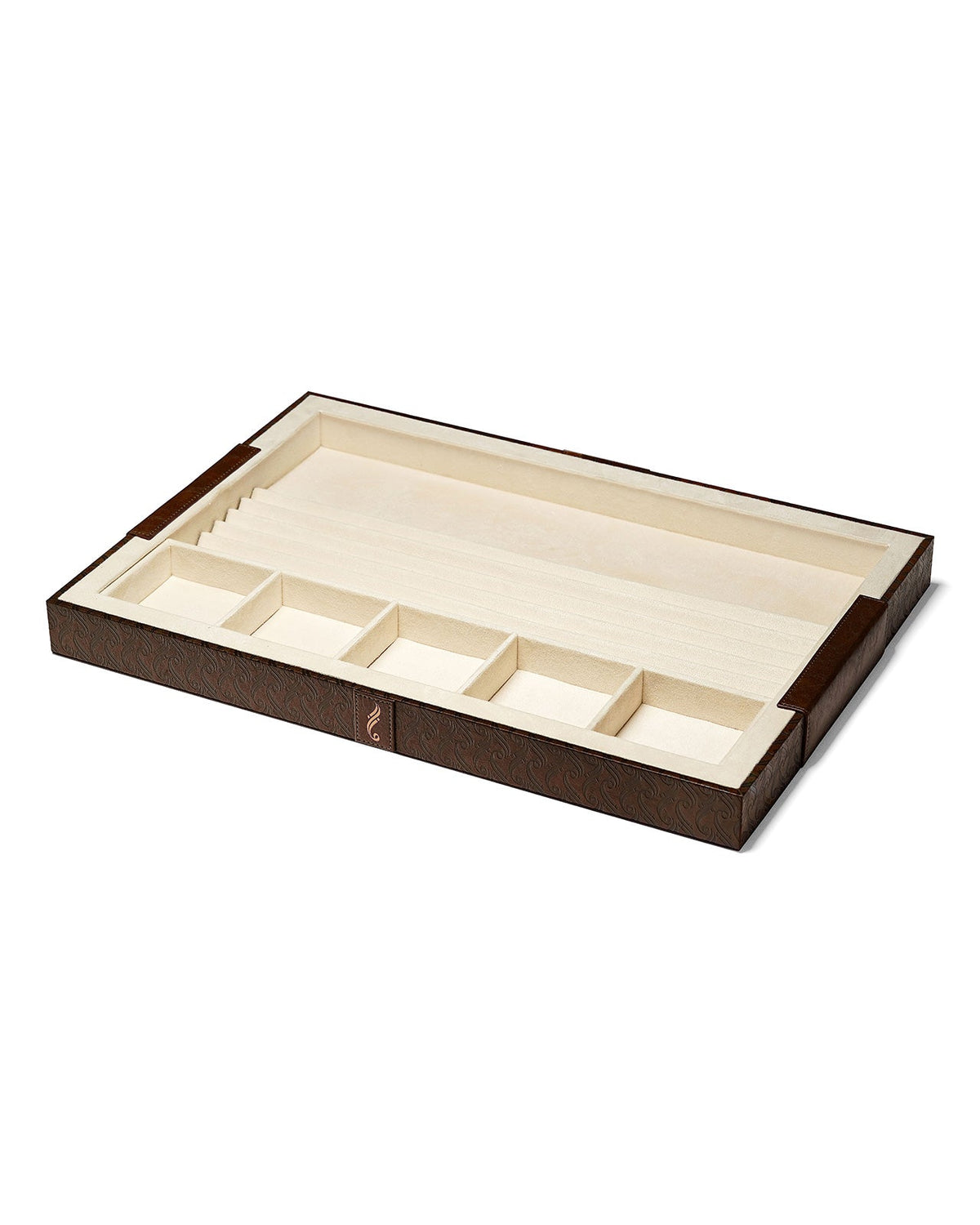 Prayer Bead Sorting Brown Tray