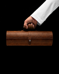 Signature Brown Leather Box