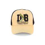 DXB Police Embroidery Mesh Cap Beige & Black