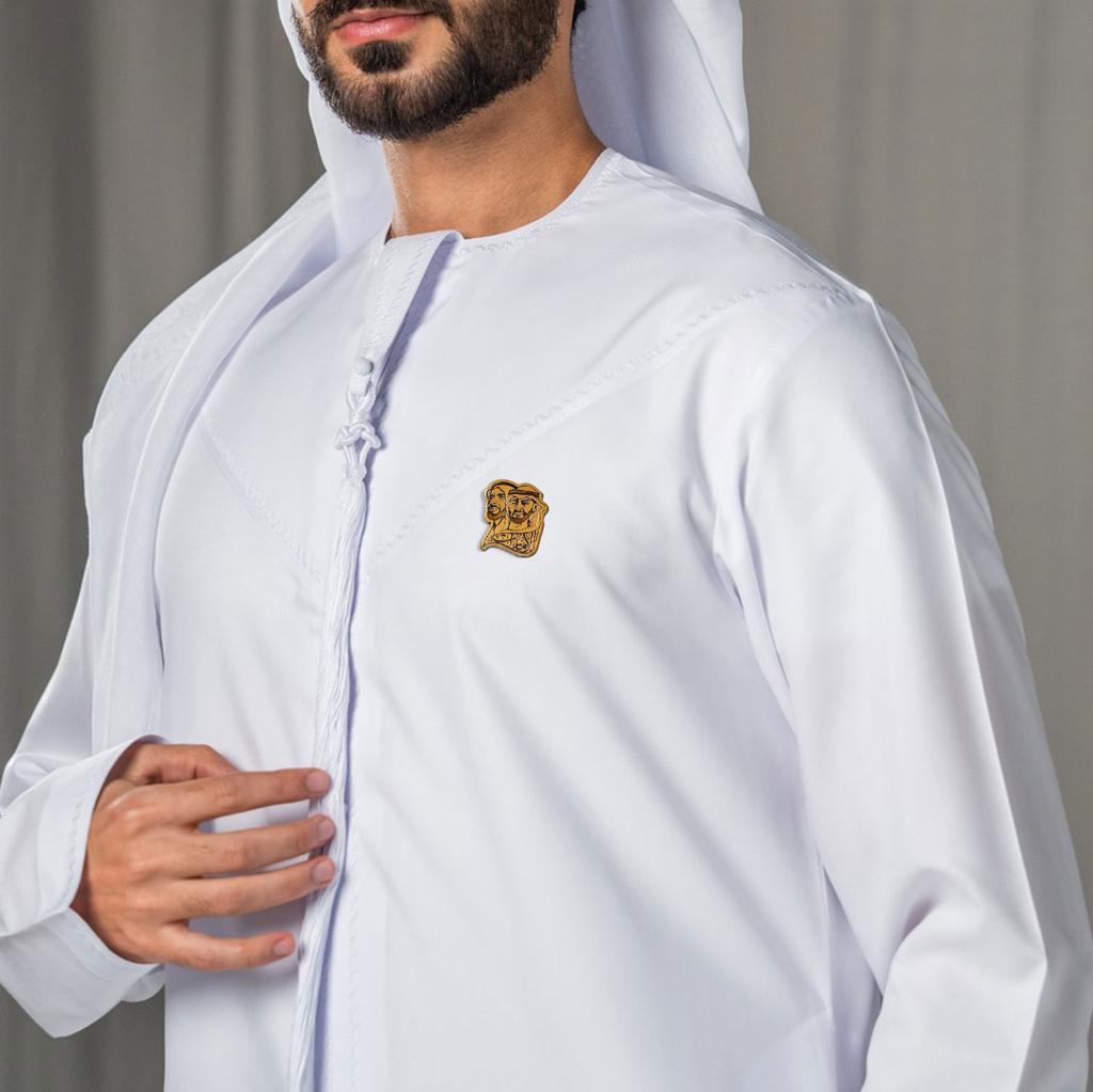 ROVATTI Badge THS Zayed - Mohammad Bin Zayed w Calligraphy