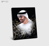 Rovatti Digital Desktop Clock Sheikh Mohammad Bin Zayed - Vertical