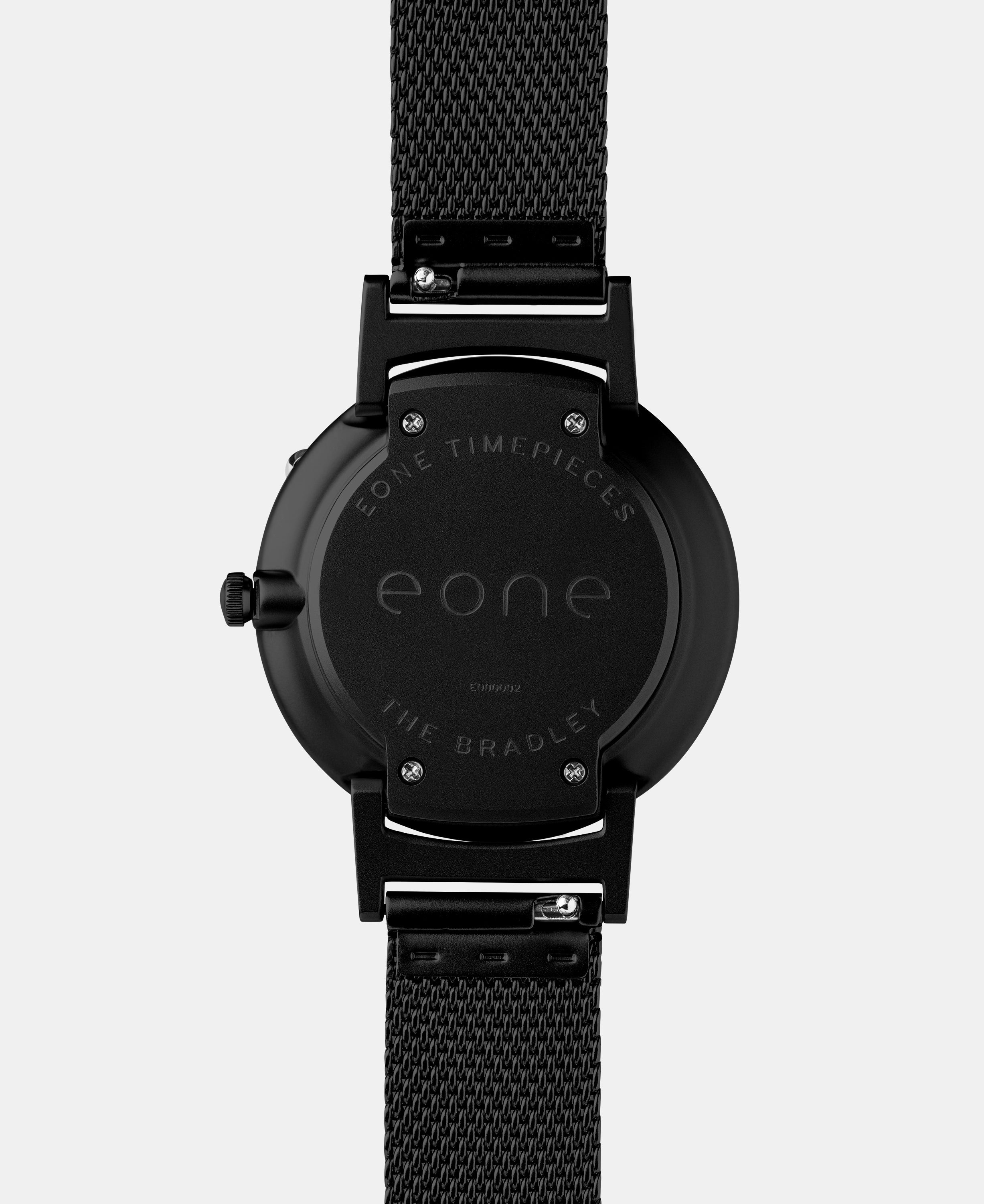 E-One Bradley Mesh Black 36mm Watch KSA