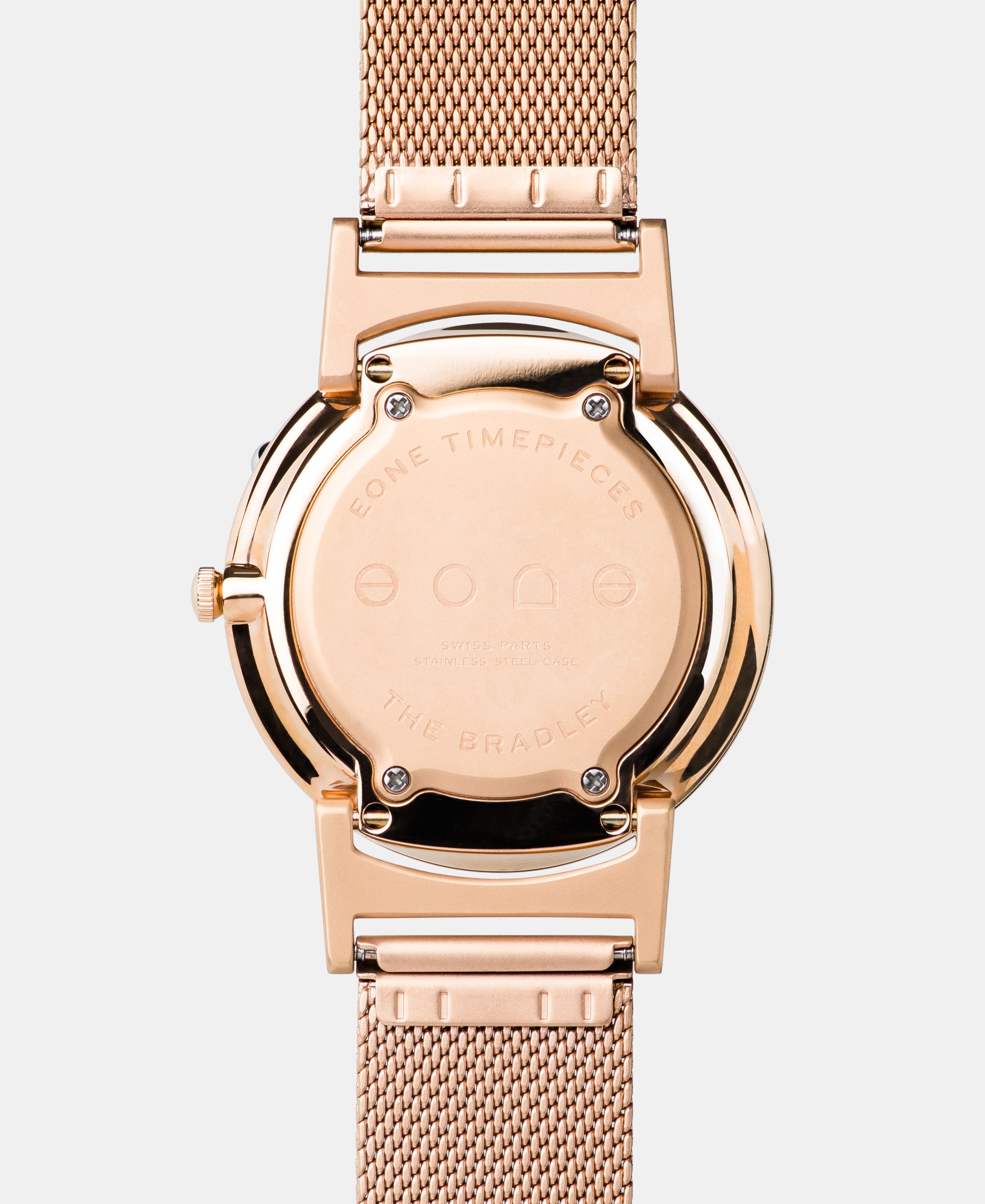 E-One Bradley Mesh Rose Gold II Watch (Customization)