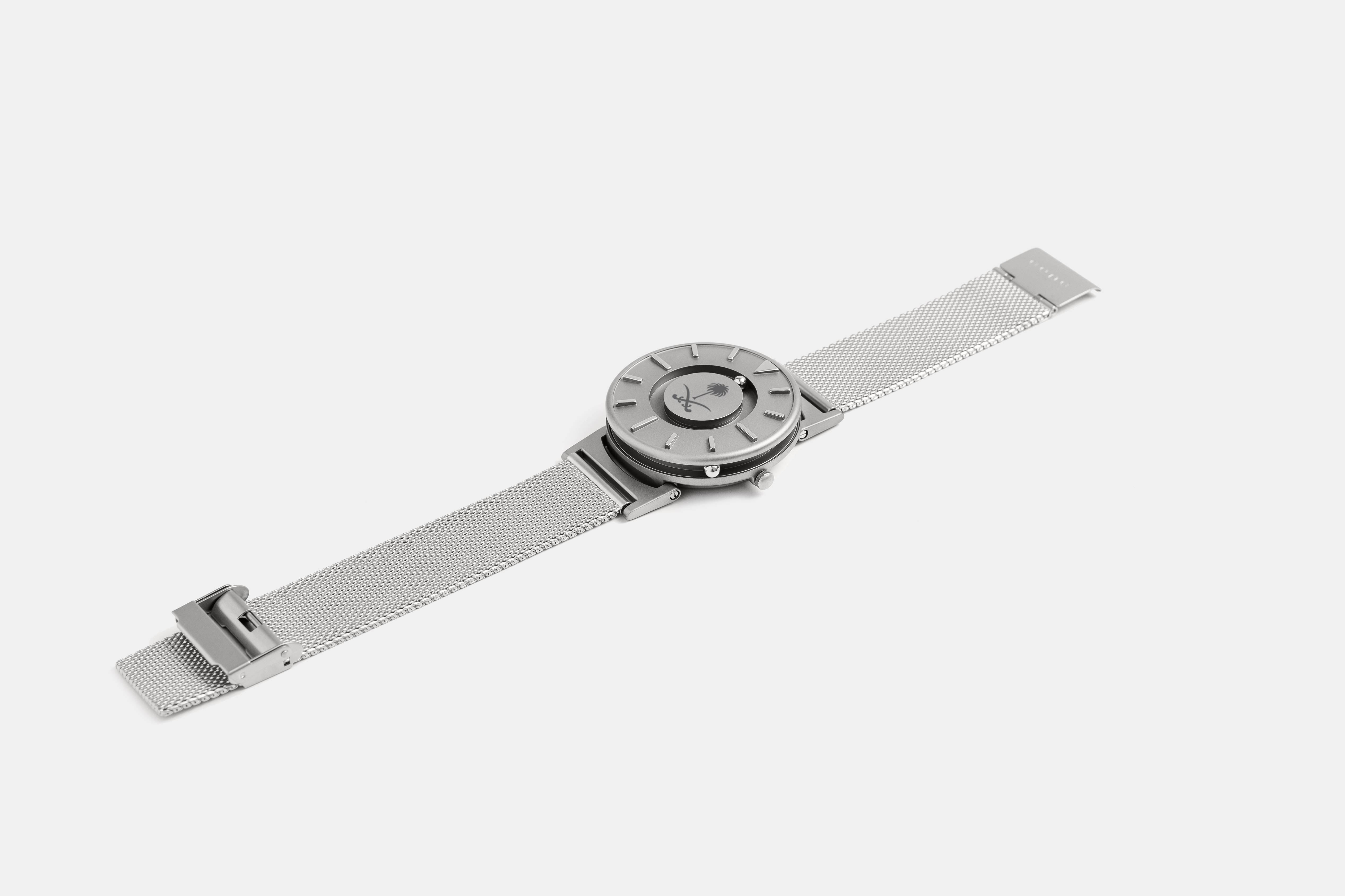 E-One Bradley Mesh Silver 40mm Watch KSA