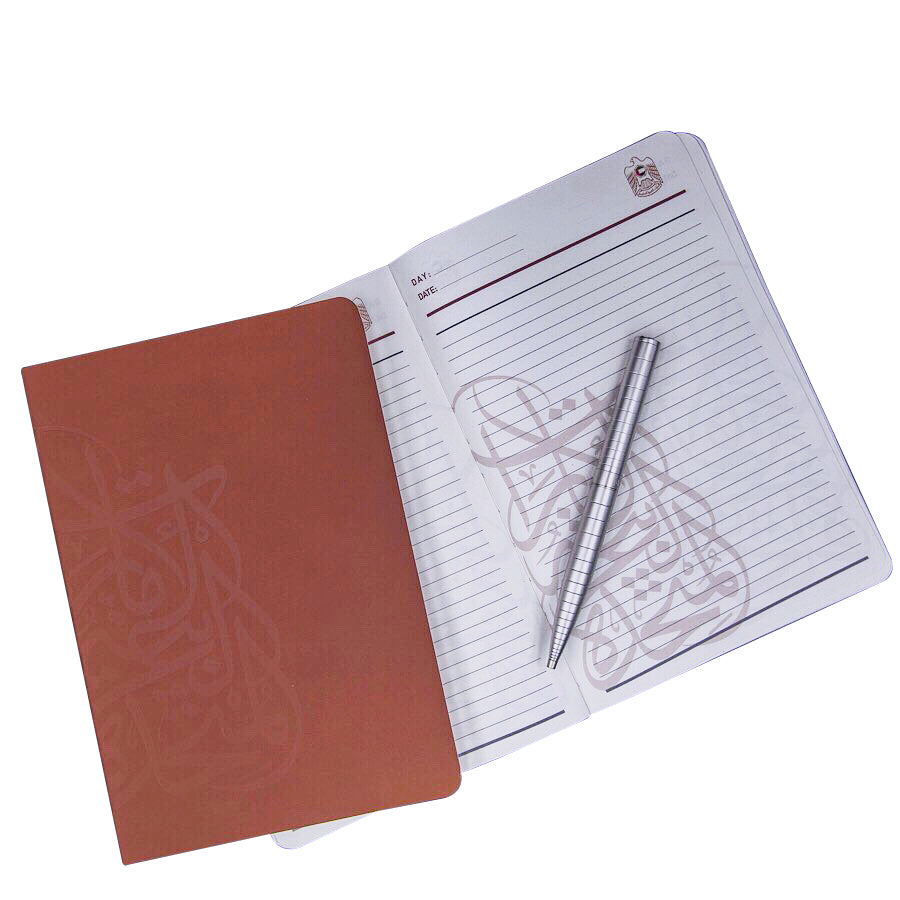 Rovatti Inner UAE Notebook Brown | buy cute notebooks online | national day gifts