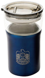 Rovatti Glass Take Away Mug UAE 350ml Rovattibrand Blue 