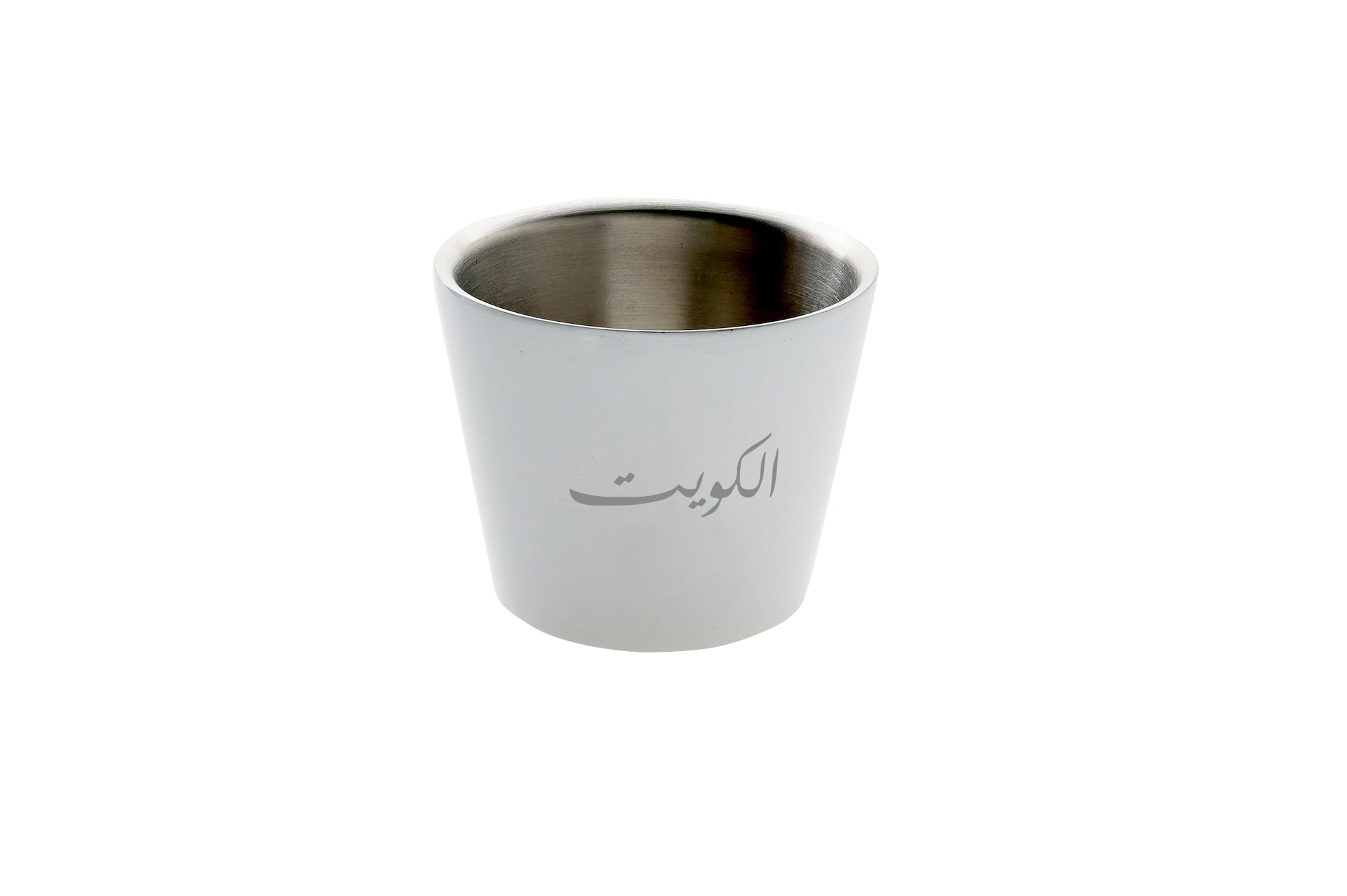 طقم فناجين قهوة ستانلس ستيل من روفاتي ، الكويت ، 200 مل