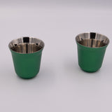 2-piece set Pola 85 ml Stainless Steel Cup1