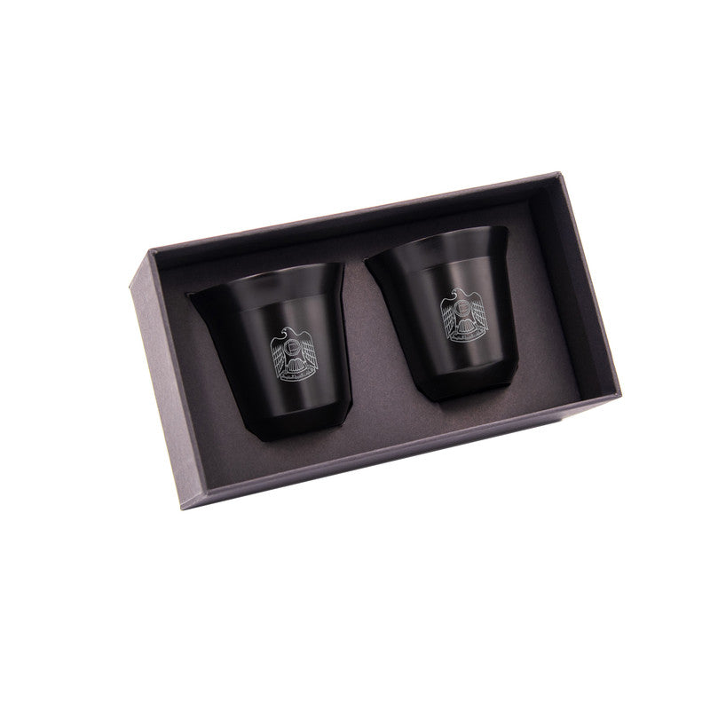 2-piece set Pola 85 ml UAE Stainless Steel Cup | buy crockery online | online gift shop