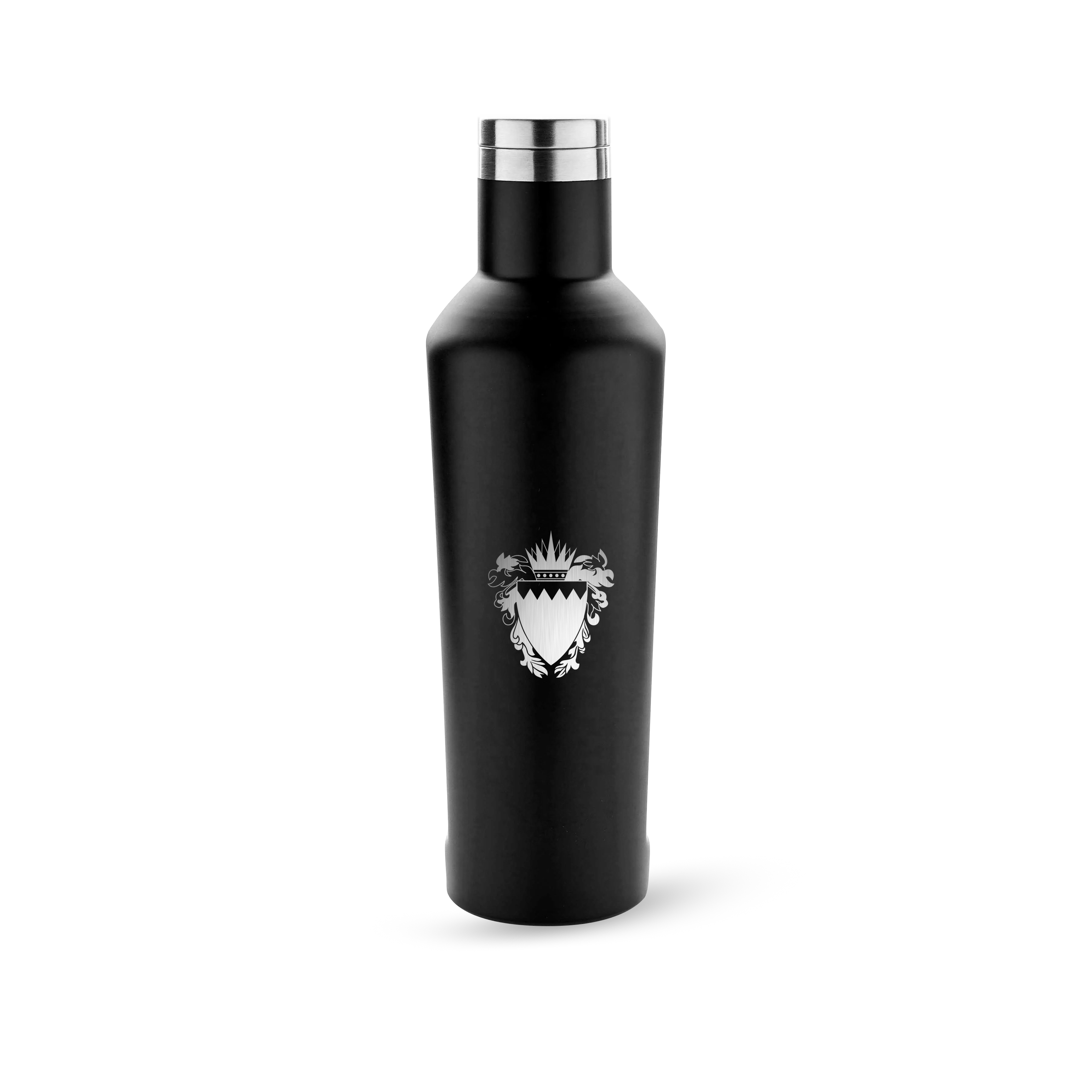 Rovatti Stainless Steel Water Bottle BAH 500ml Black