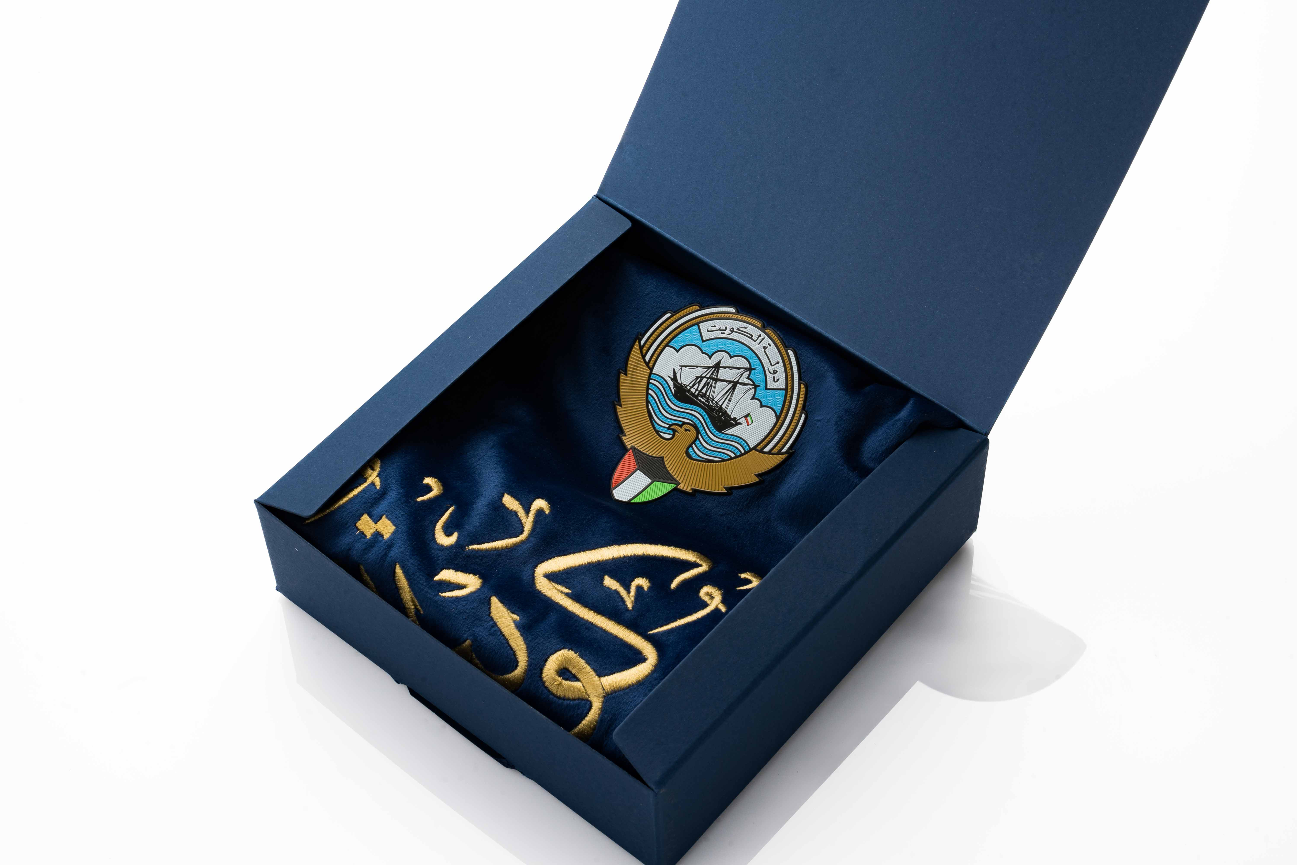 Rovatti Scarf Kuwait National Day 2022 Blue