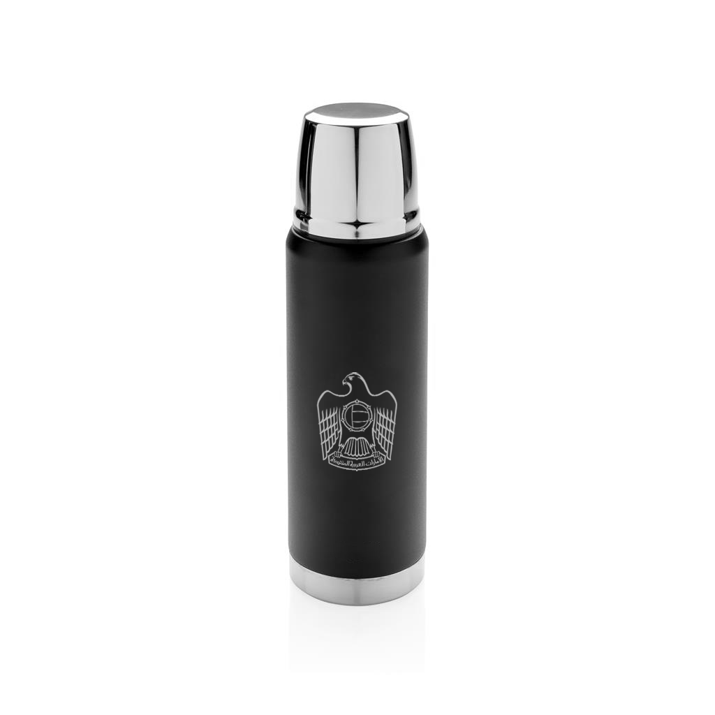 Pola Swiss Peak 0.5 L Copper Vacuum Flask Black UAE