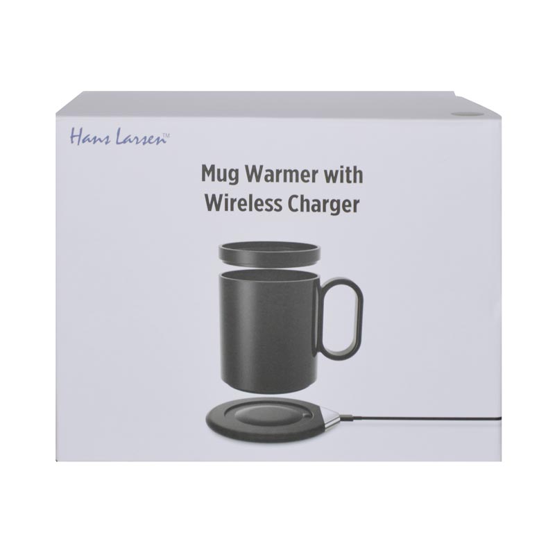 POLA Crivits Smart Mug Warmer With Wirless Charger Black