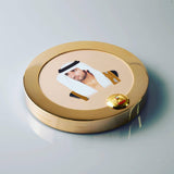 Rovatti Top Edition Circular Golden Frame H.H. Sheikh Hamdan Bin Mohammed