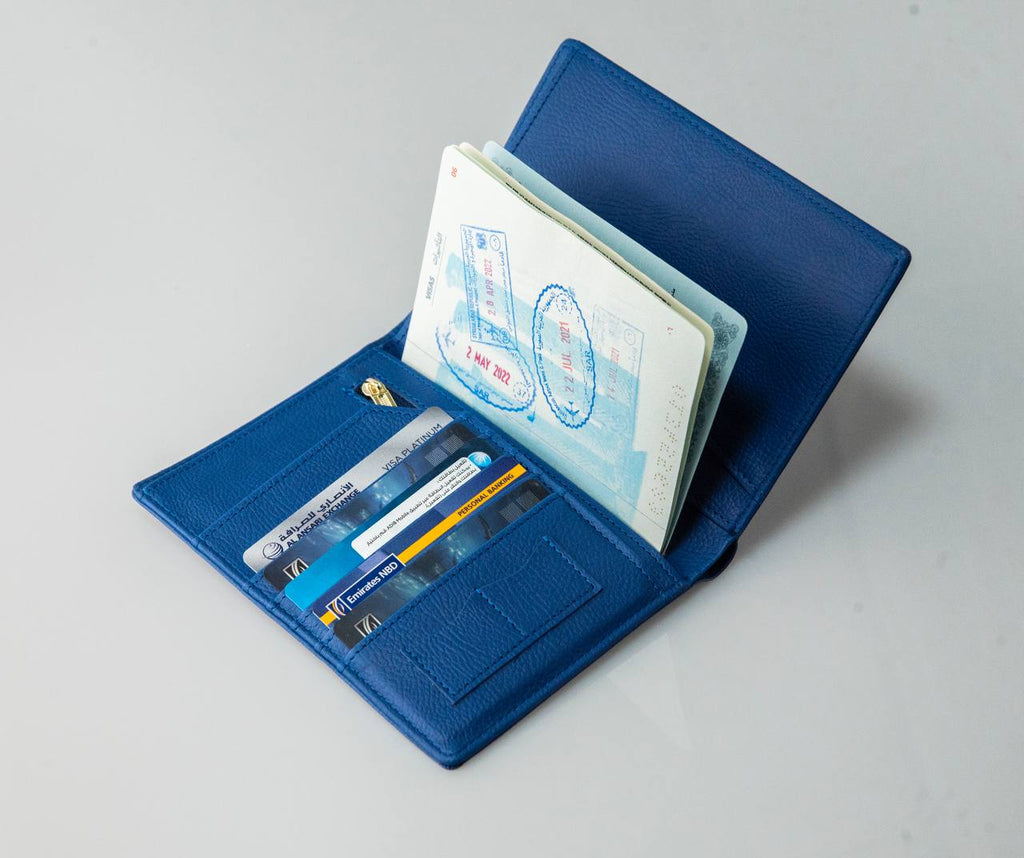 Gifts Passport Holder Kuwait Blue Order Gifts For Him or Her Rovattibrand