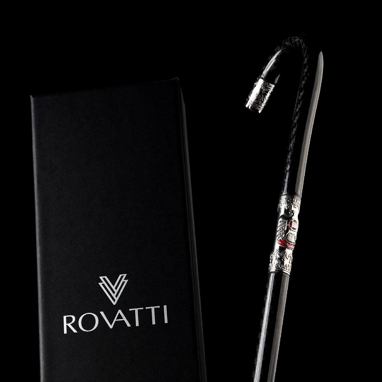 Black Carbon Stick UAE with Luxury Leather Box